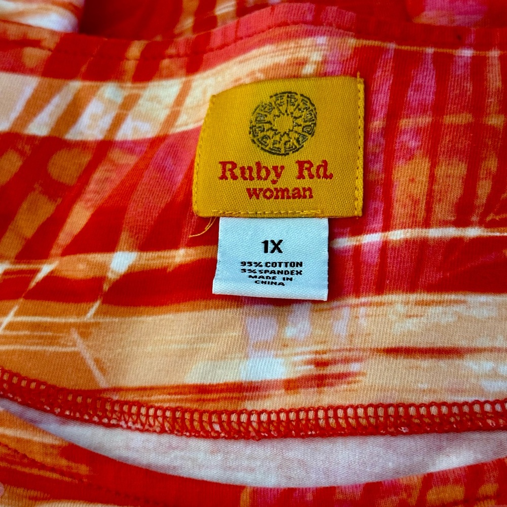 Ruby Rd.‎ 3/4 sleeve Blouse. Plus Size - Picture 9 of 9